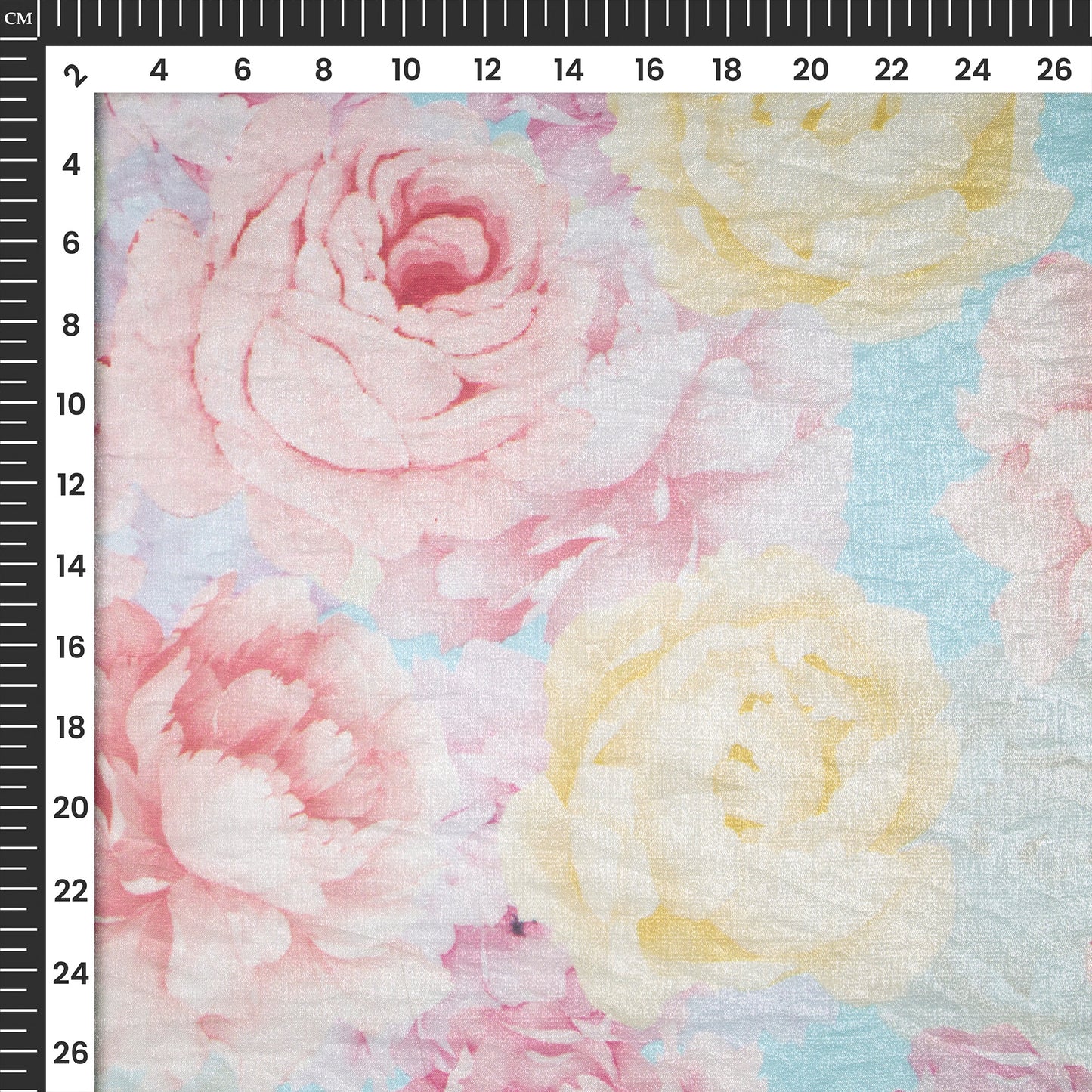 Romantic Watercolor Bloom Digital Print Shimmer Tissue Fabric – #1 Designer’s Choice
