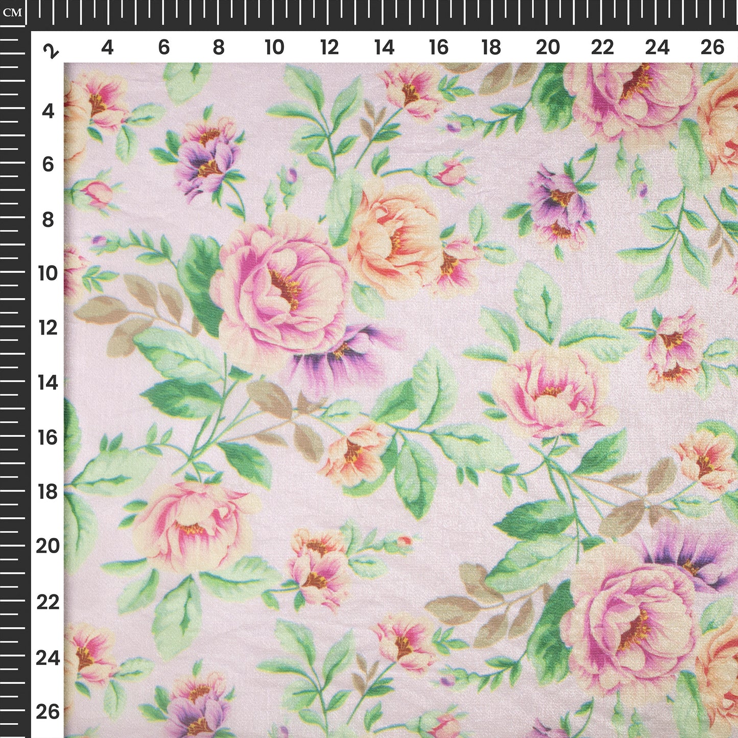 Botanical Floral Digital Print Shimmer Tissue Fabric – Versatile Home Decor Fabric