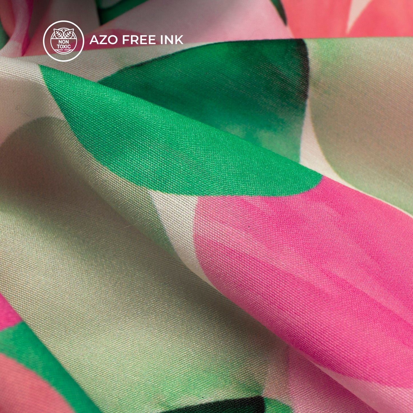 Aesthetic Floral Digital Print Muslin - Premium Customizable Fabric