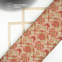 Modern Chevron Digital Print Muslin Fabric