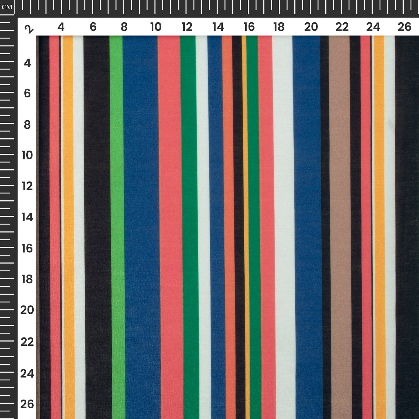 Linearity Stripes Digital Print Muslin Fabric