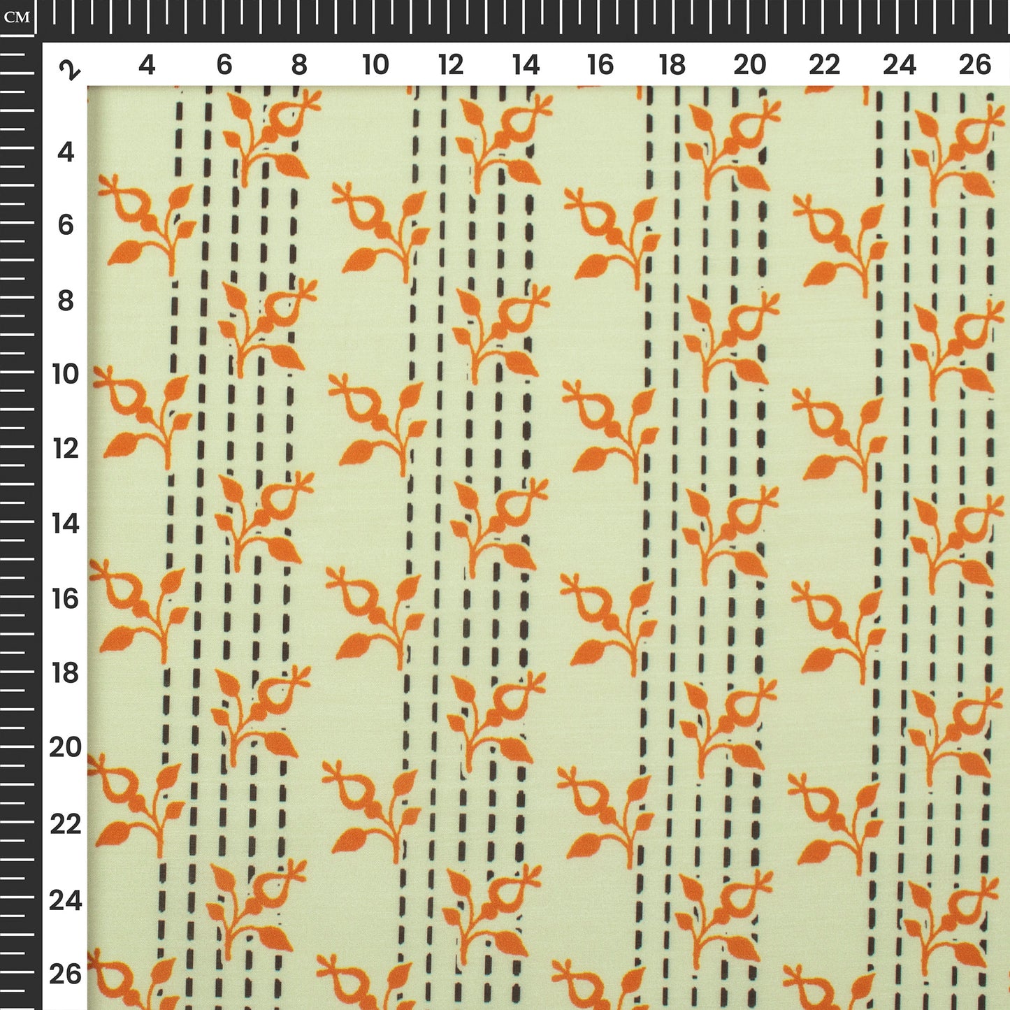 Aesthetic Block-Printed Inspired Digital Print Muslin Fabric