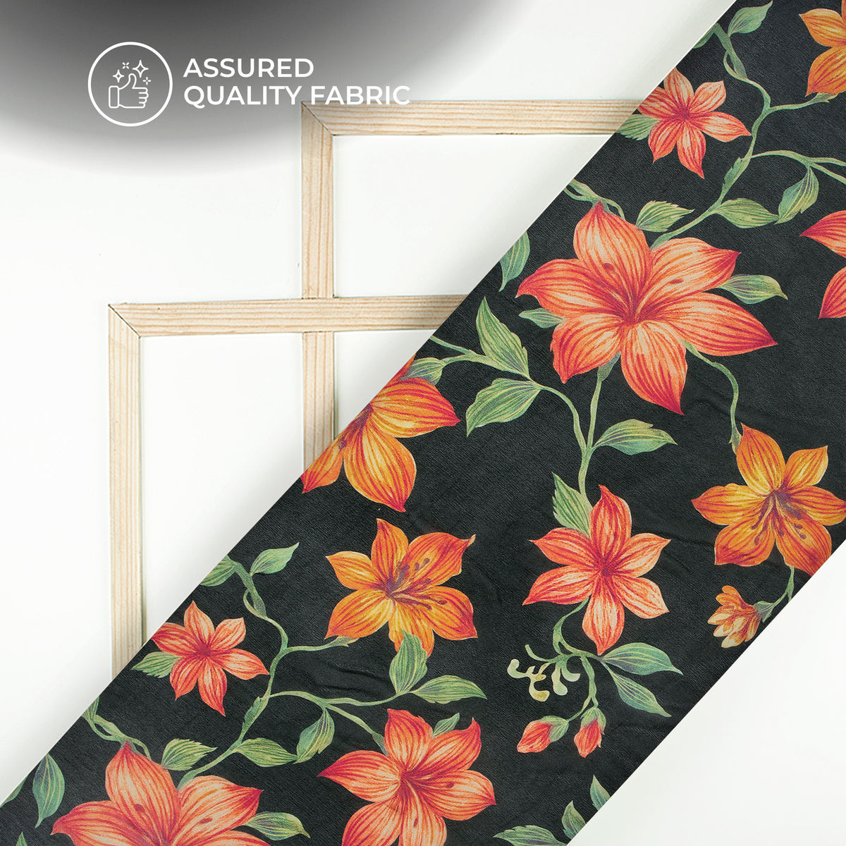 Vintage Floral Viscose Chinnon Chiffon Fabric For Designers And Custom Projects