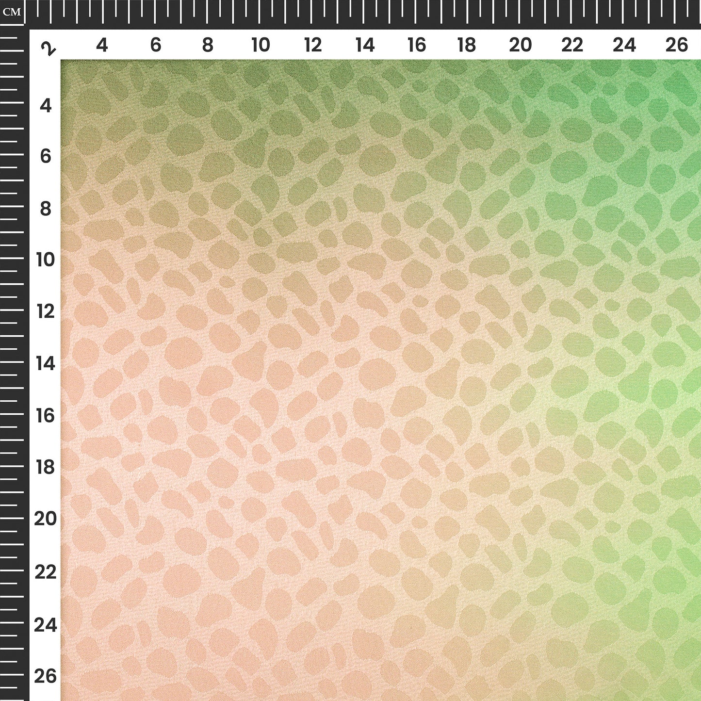 Four Color Shades Ombre Pattern Digital Print Dobby Satin Fabric