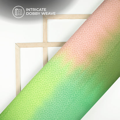 Four Color Shades Ombre Pattern Digital Print Dobby Satin Fabric