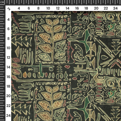 Ajrakh Design Digital Print Elegant Blend Pashmina Fabric