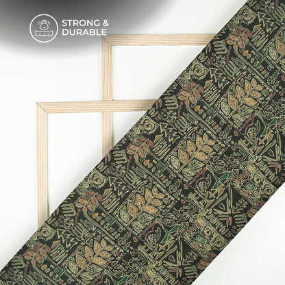 Ajrakh Design Digital Print Elegant Blend Pashmina Fabric