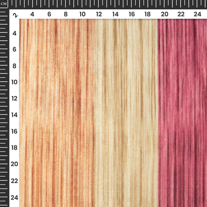 Creator’s Pick Velvet Fabric with Digital Print Stripe