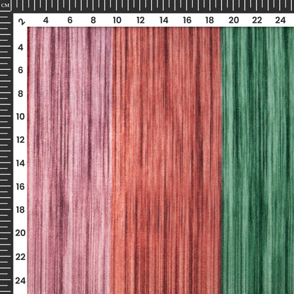 Premium Digital Stripe Velvet Fabric for Designers