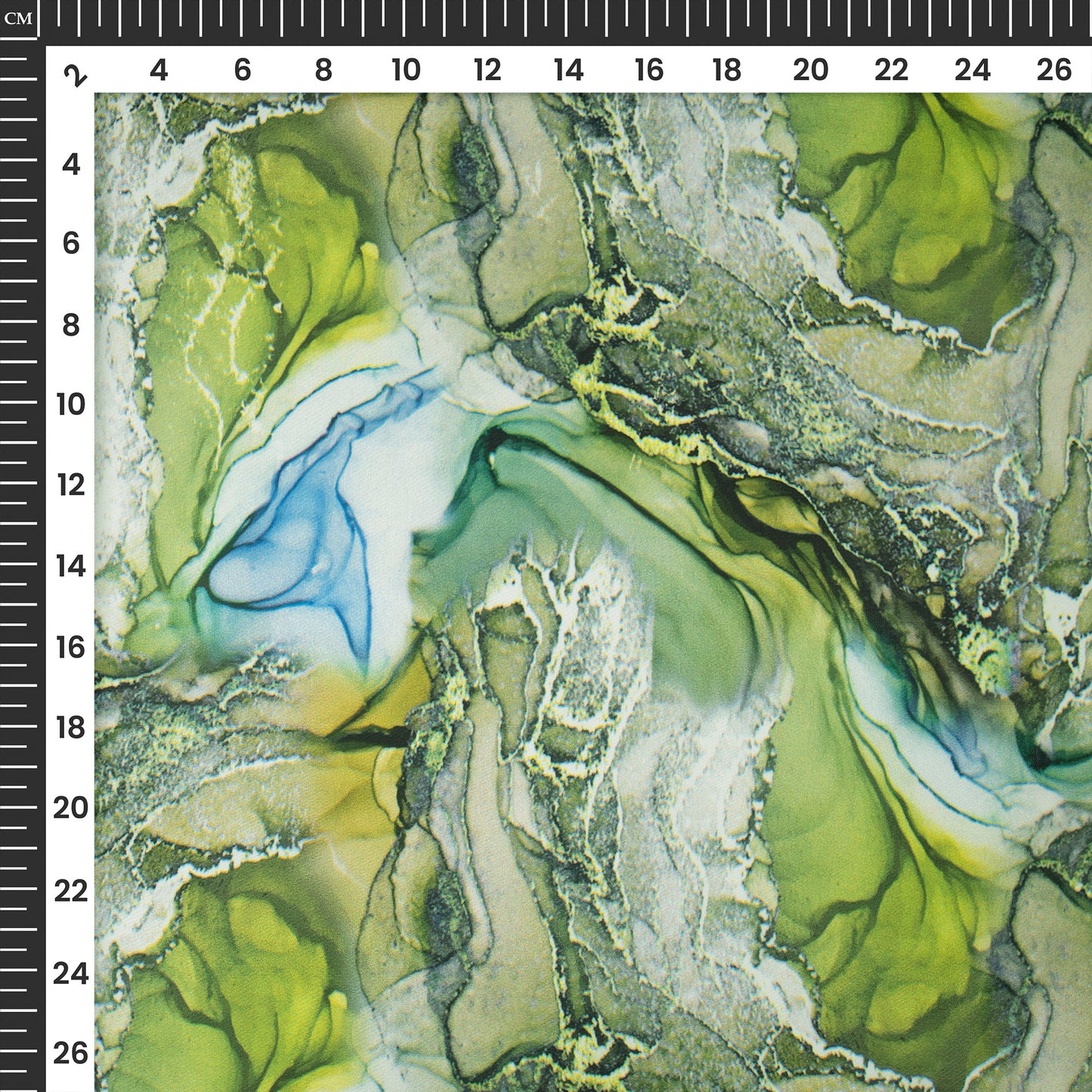 Impressive Marble Design Digital Print Imported Satin Fabric