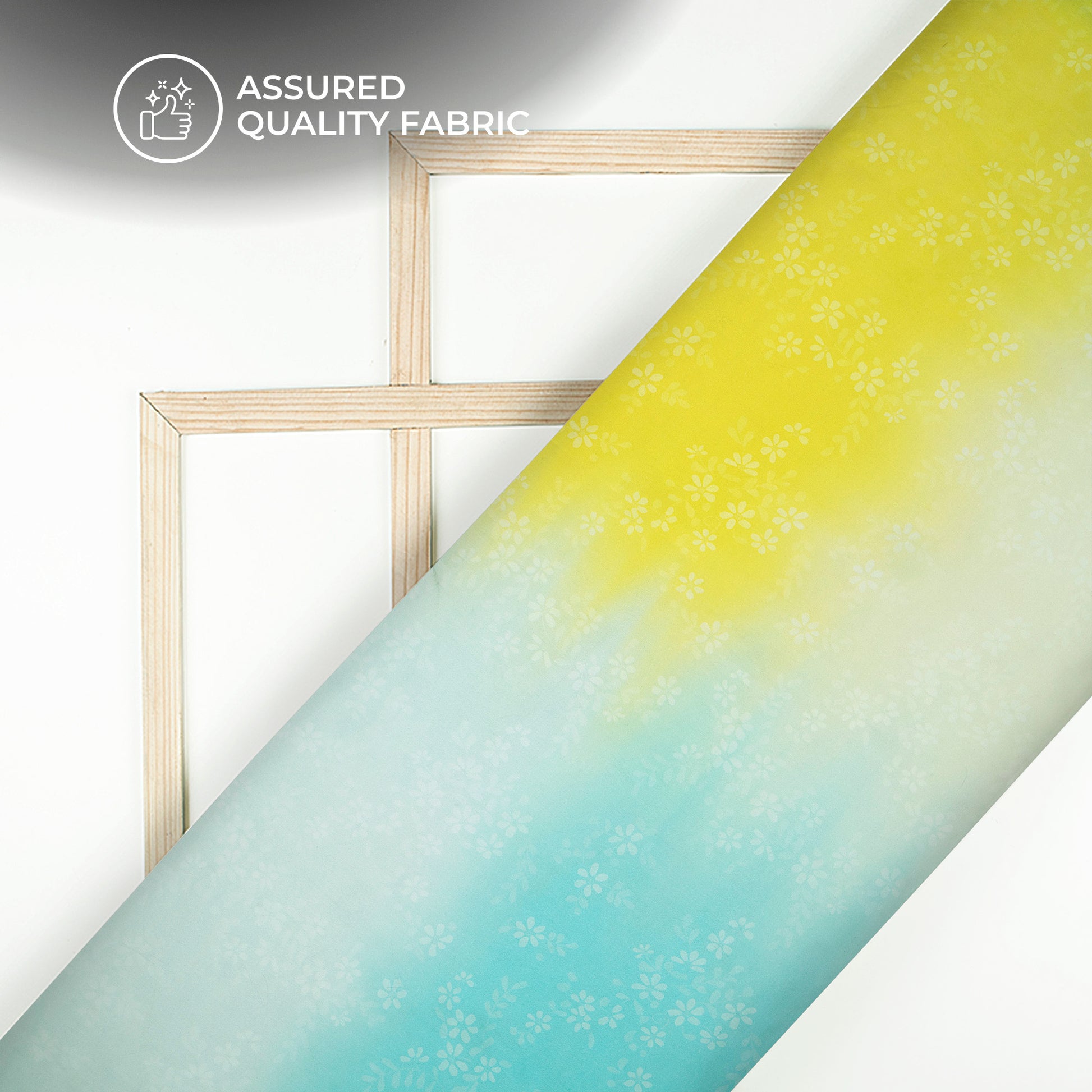 Ombre Georgette Satin Fabric