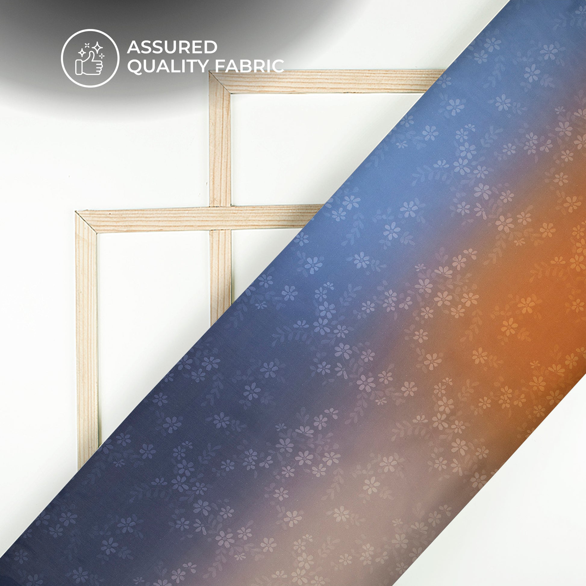 Ombre Georgette Satin Fabric