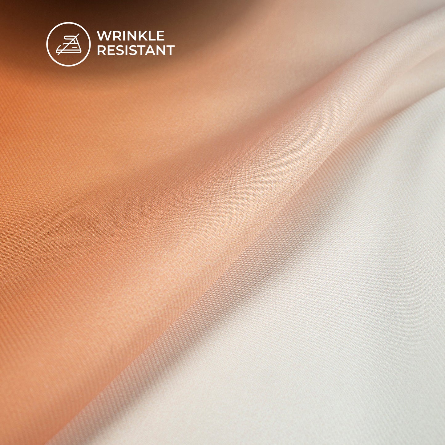 Three Color Shades Ombre Pattern Digital Print Imported Satin Fabric
