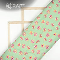 Floral Digital Print Cotton Cambric Fabric