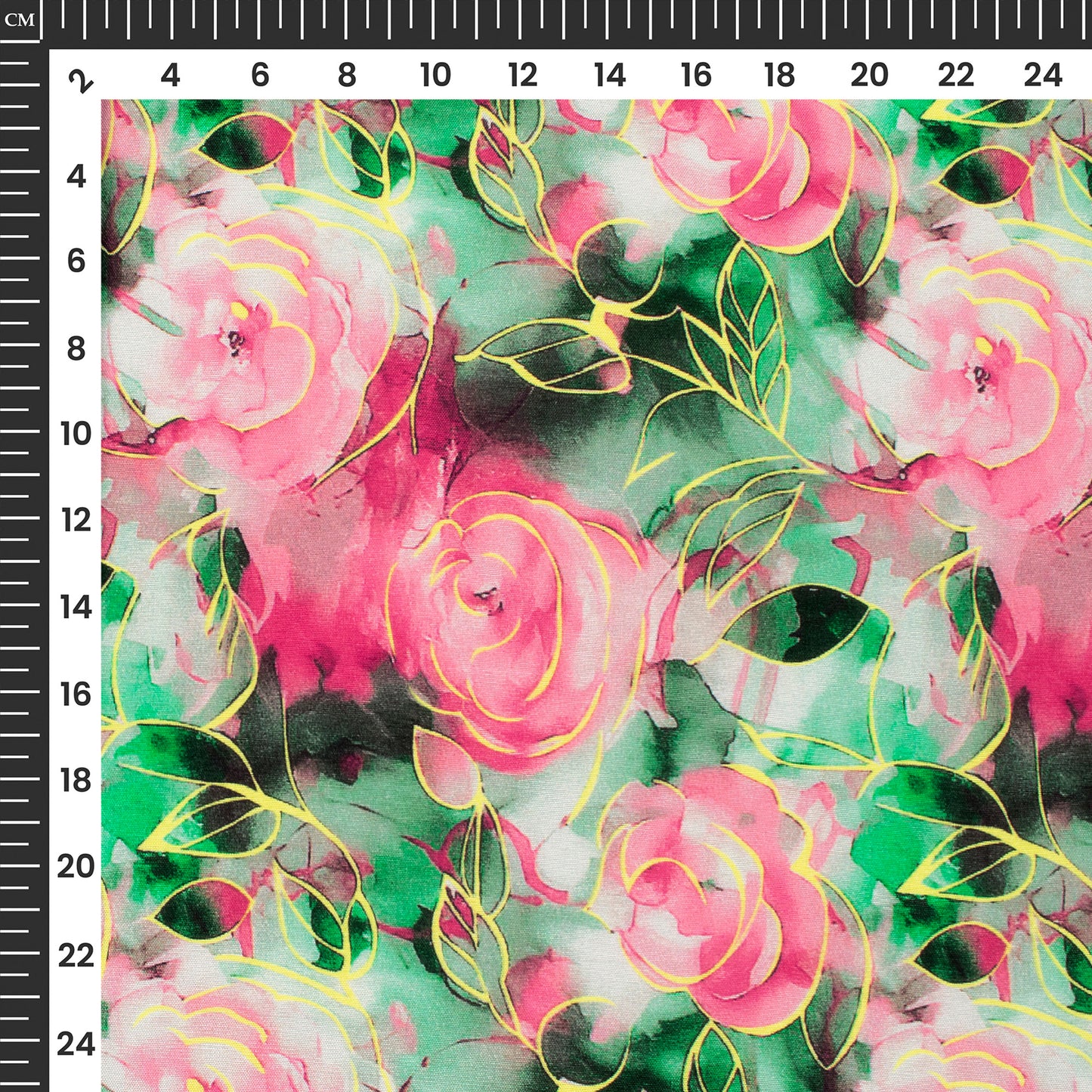 New Floral Design Digital Print Viscose Muslin Fabric