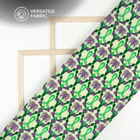 Seamless Floral Desing Digital Print Viscose Muslin Fabric