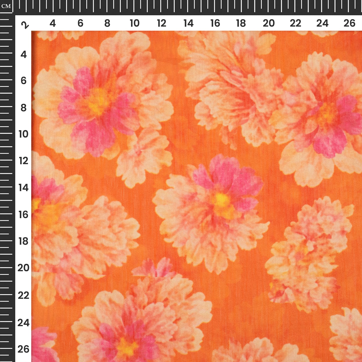 Floral Digital Print Poly Chiffon Fabric