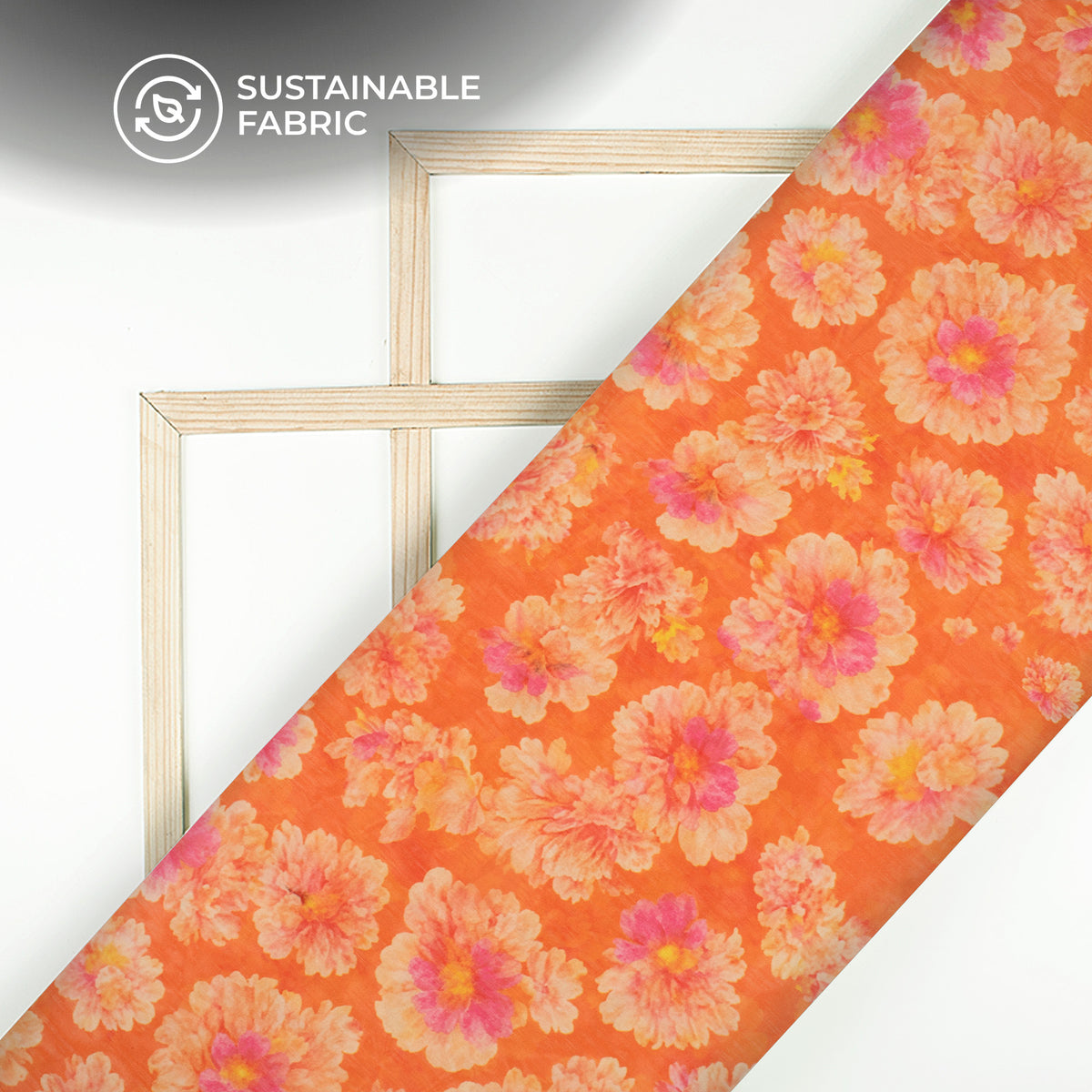 Floral Digital Print Poly Chiffon Fabric