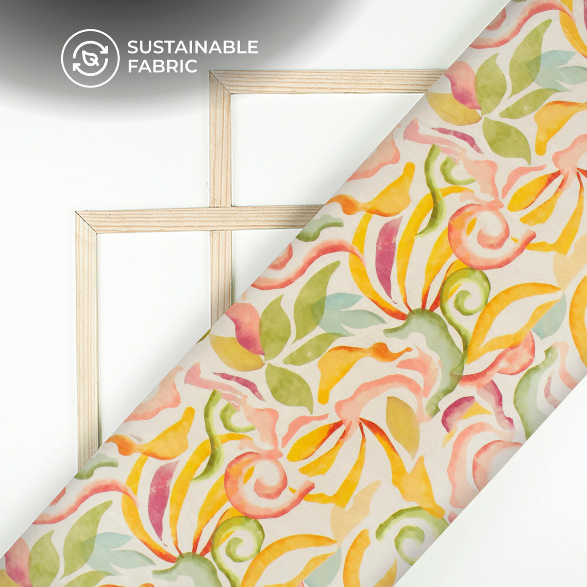 Summer Special Multi Color Floral Digital Print Poly Chiffon Fabric