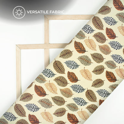 Animal Pattern Sleeve Digital Print Poly Glazed Cotton Fabric