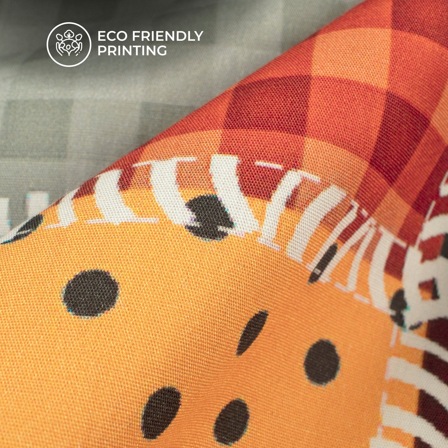 Multi Color Patchwork Digital Print Poplin Fabric (Width 58 Inches)