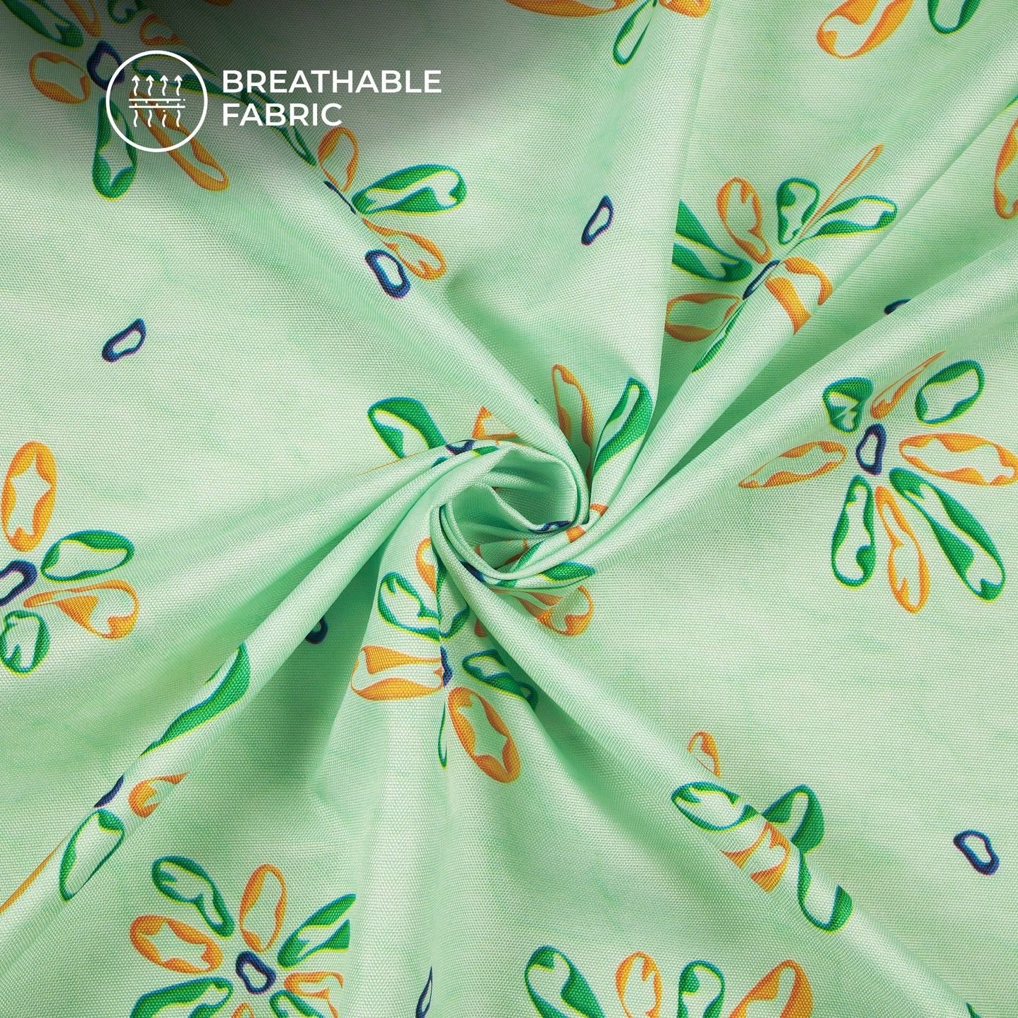 Colors Of Freedom Digital Print Rayon Fabric - Every Thread Matters
