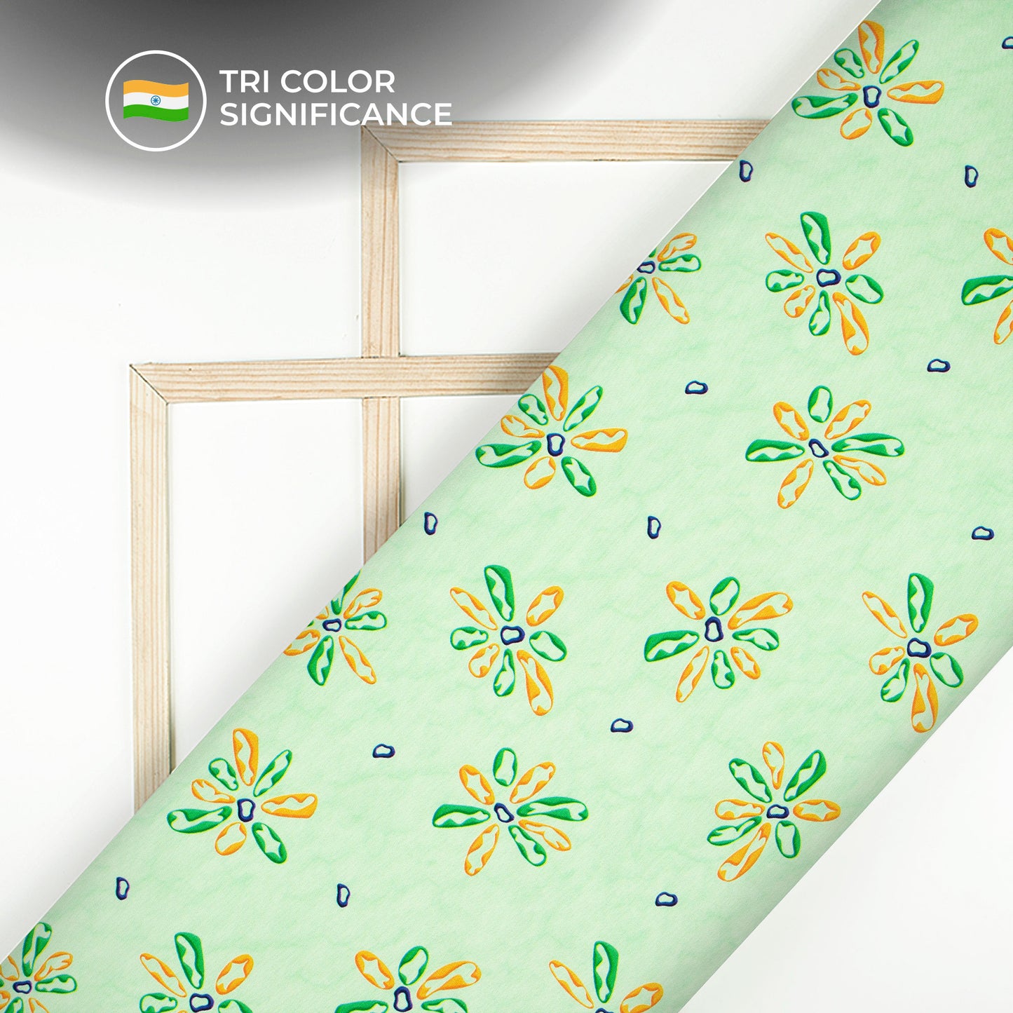 Colors Of Freedom Digital Print Rayon Fabric - Every Thread Matters