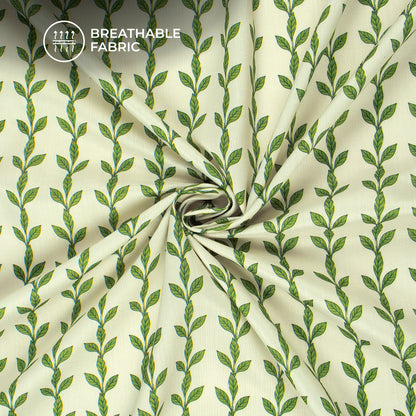 Destiny Talk Botanical Digital Print Muslin Fabric