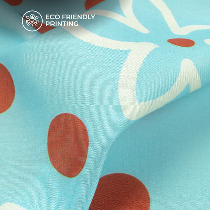 Feel Someone Special Daisy Digital Print Muslin Fabri