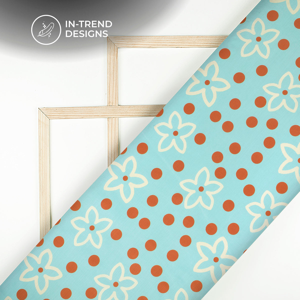Feel Someone Special Daisy Digital Print Muslin Fabri