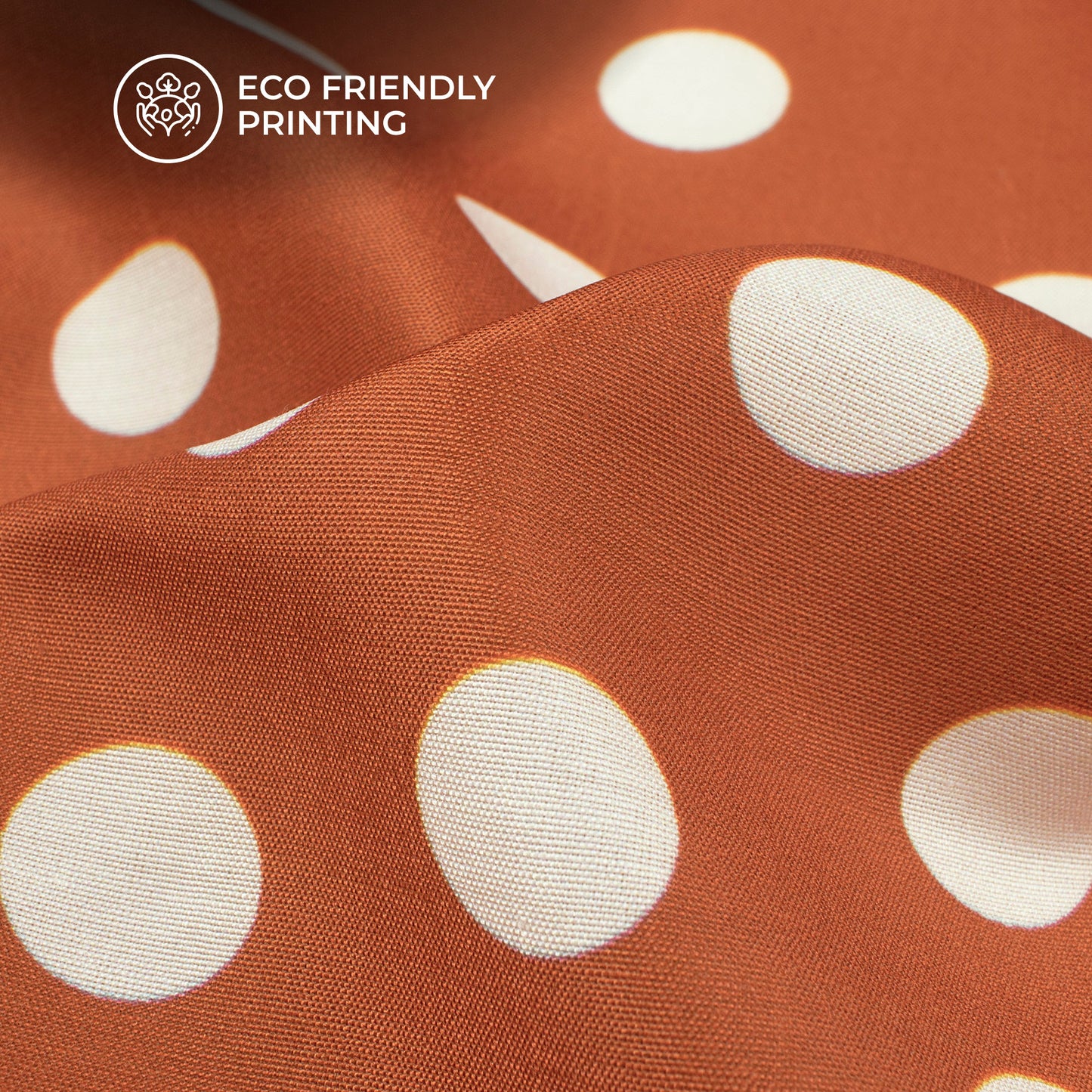 Concert Nights Polka Digital Print Muslin Fabric