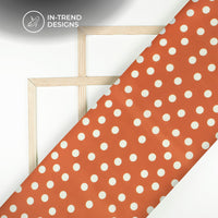 Concert Nights Polka Digital Print Muslin Fabric