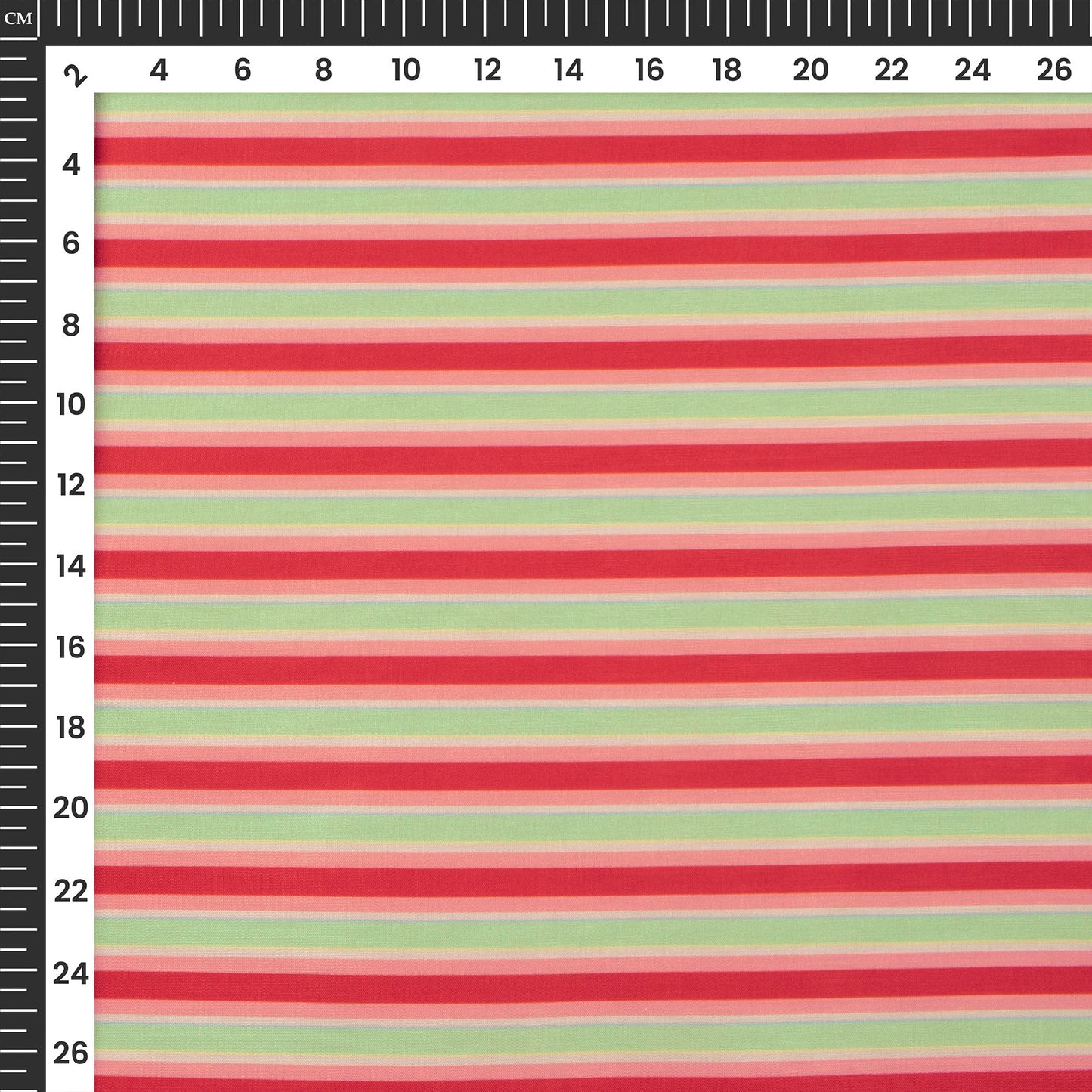 This Decade Stripe Digital Print Muslin Fabric