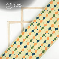 Special Moment Diamond Digital Print Muslin Fabric