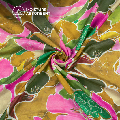 Style Refresh Digital Print Viscose Muslin Fabric