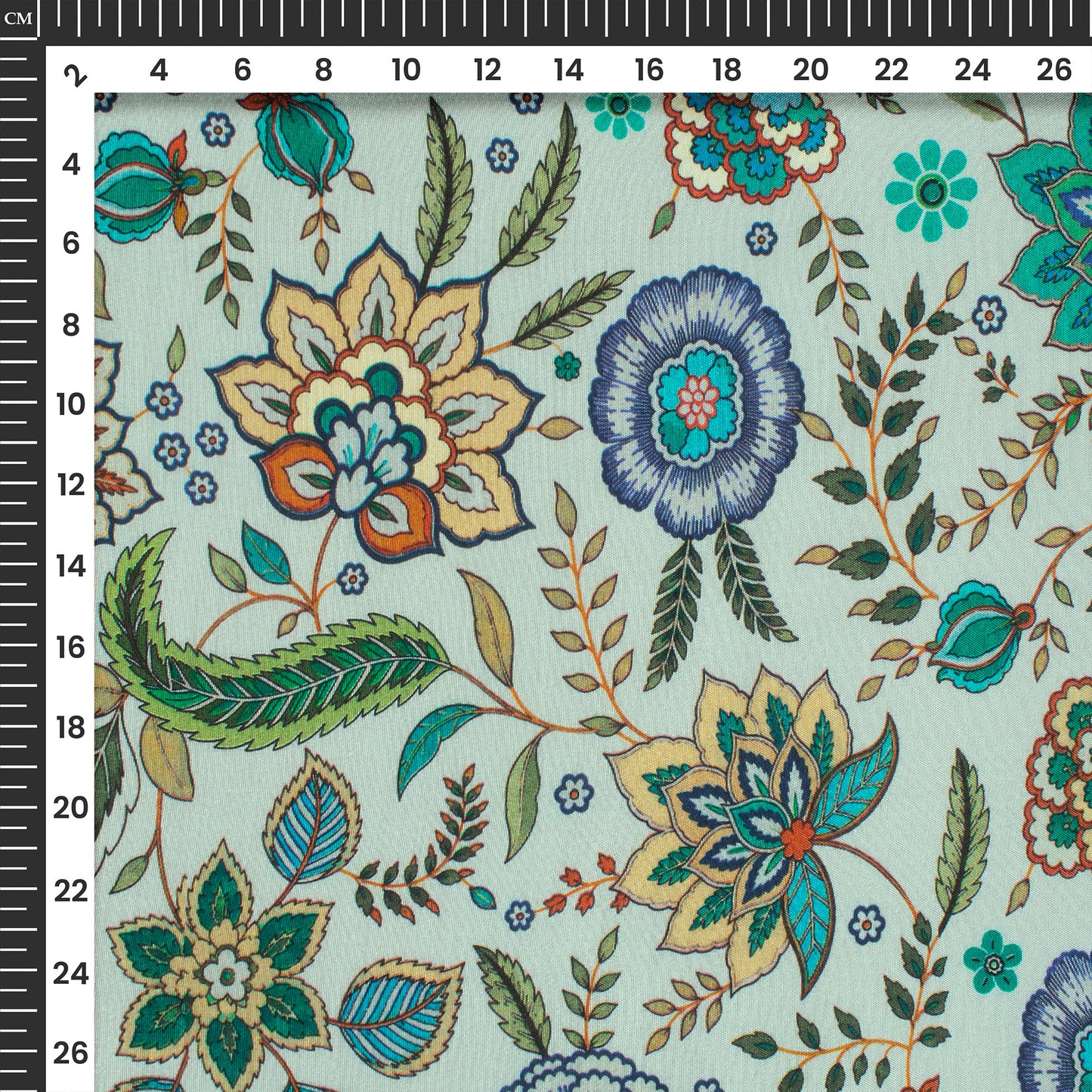 Curated Print Story Digital Print Viscose Muslin Fabric