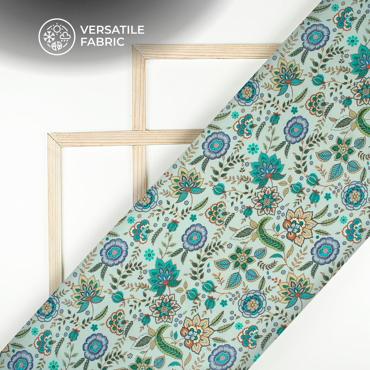 Curated Print Story Digital Print Viscose Muslin Fabric