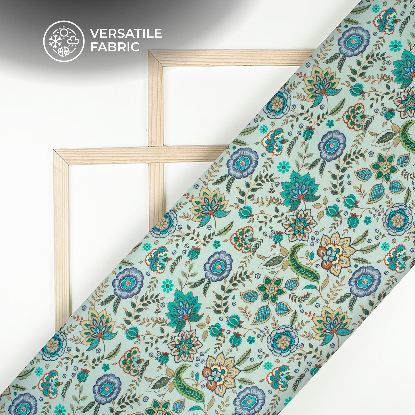 Curated Print Story Digital Print Viscose Muslin Fabric