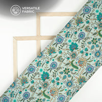 Curated Print Story Digital Print Viscose Muslin Fabric
