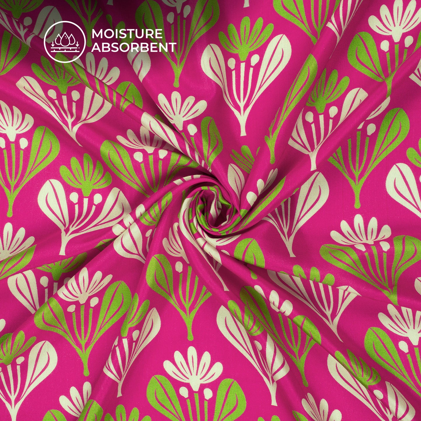 Textile Artist Collection Digital Print Viscose Muslin Fabric
