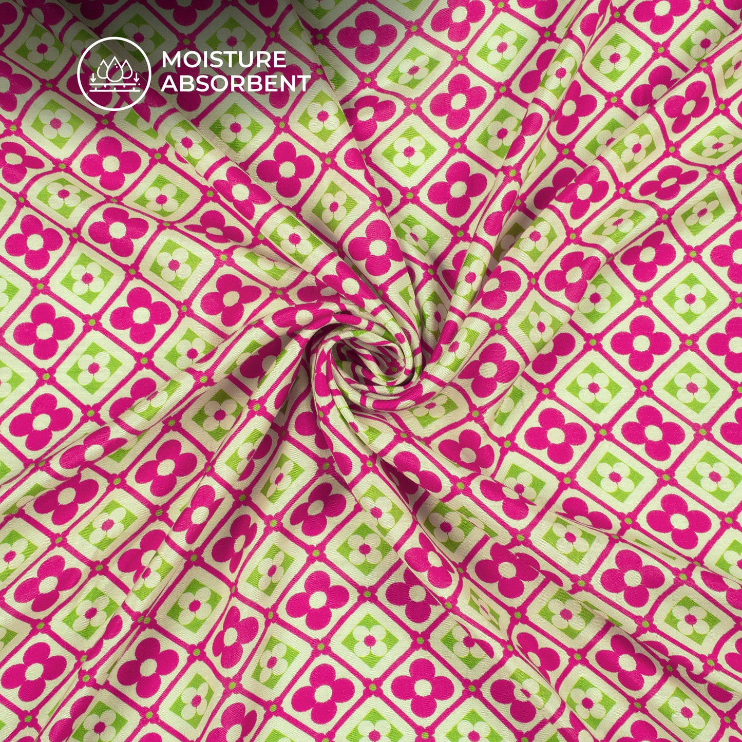 Designer's Textile Library Digital Print Muslin Fabric