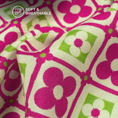 Designer's Textile Library Digital Print Muslin Fabric
