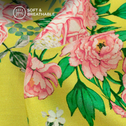 Future Classic Digital Print Viscose Muslin Fabric