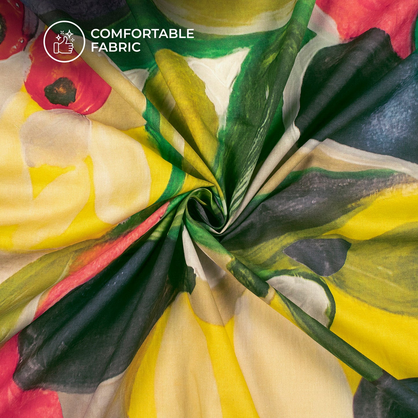 Wholesale Favorite - Floral Digital Print Cotton Cambric Fabric
