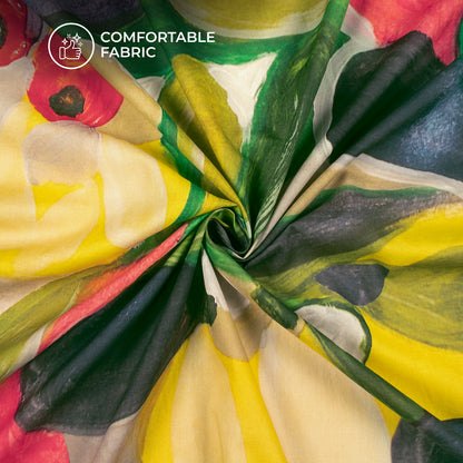 Wholesale Favorite - Floral Digital Print Cotton Cambric Fabric