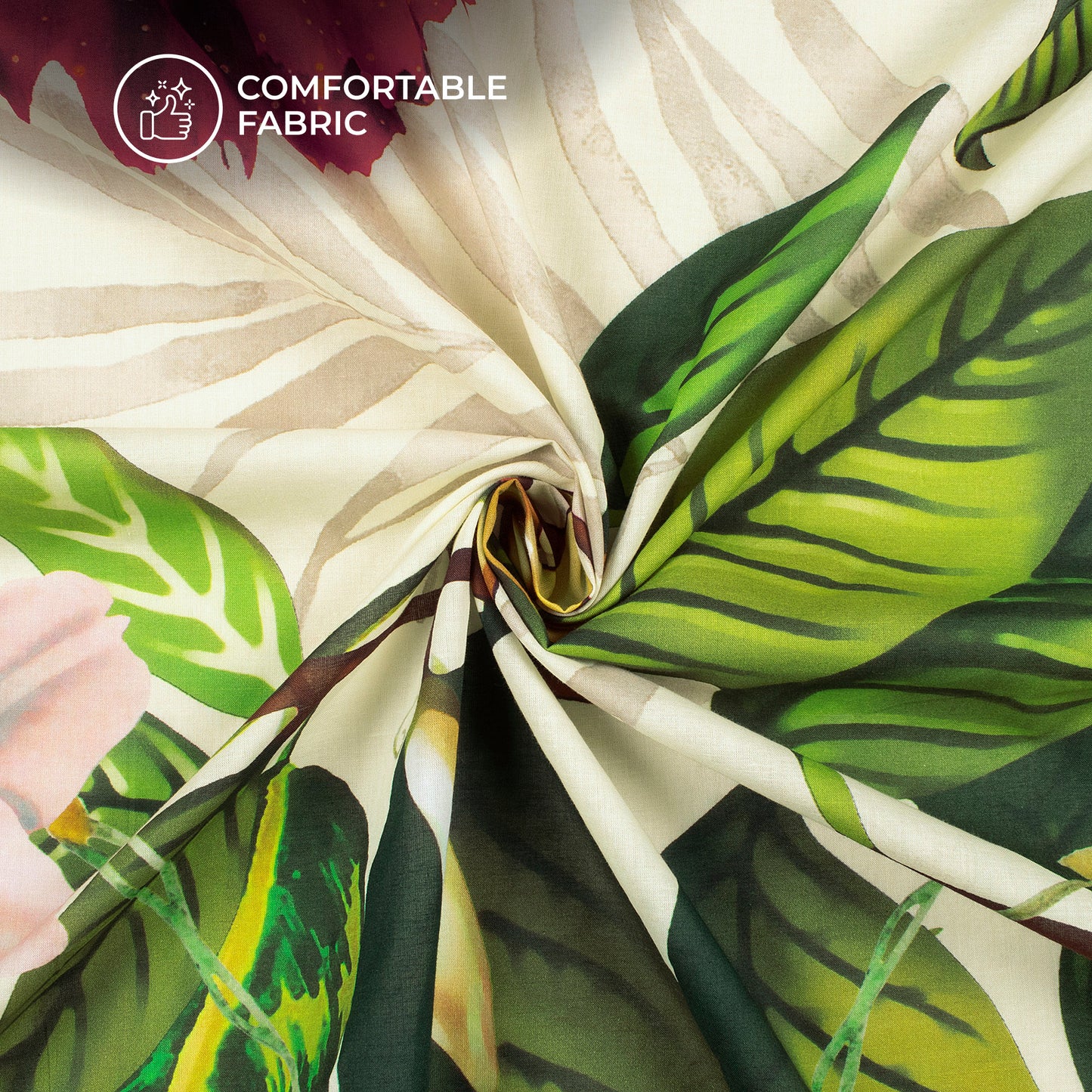 Fast Moving Collection - Digital Print Cotton Cambric Fabric