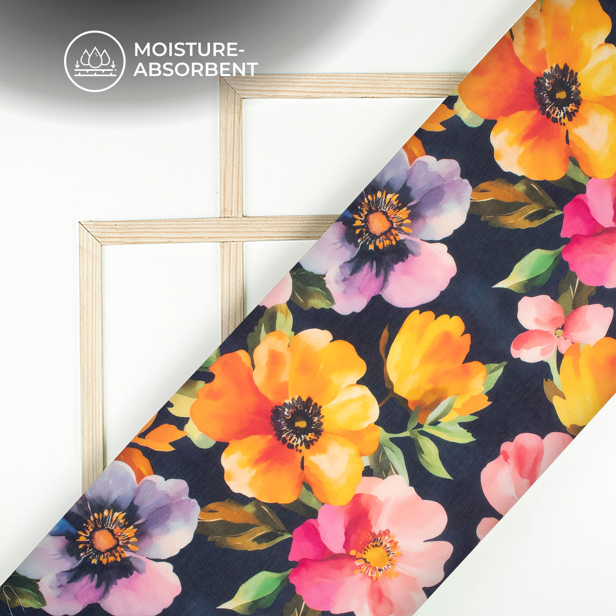 Made for Fashion Designers | Digital Print Cotton Mulmul Fabric
