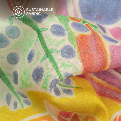 Editor's Pick | Floral Digital Print Cotton Mulmul Fabric