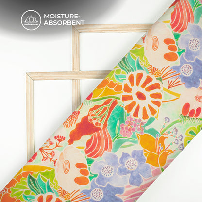Editor's Pick | Floral Digital Print Cotton Mulmul Fabric