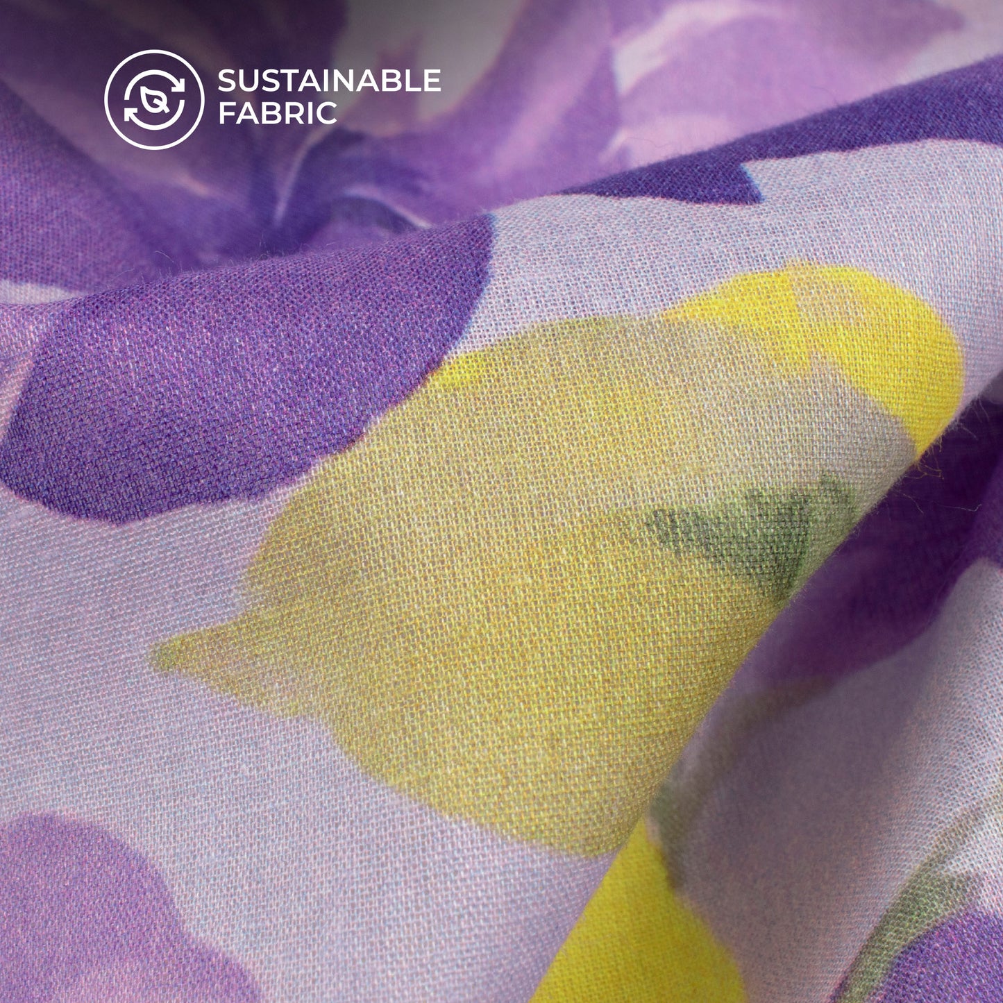 Color Crush Collection | Floral Digital Print Cotton Mulmul Fabric